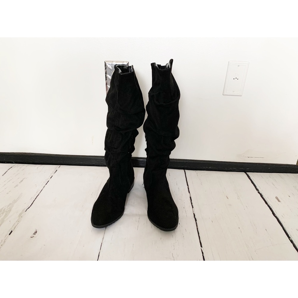 Unisa Black Knee High Boots Size 8